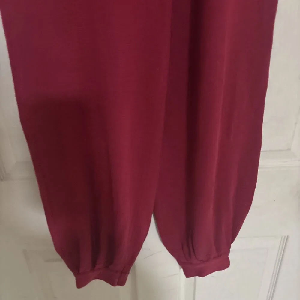 Free People Xs  Knit Pants Women Wide Leg  Beach Boho Fit Bottom